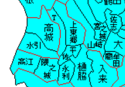 市制・町村制施行直後の、薩摩川内市地域