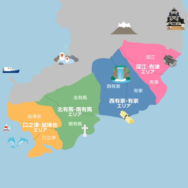 南島原市（みなみしまばらし）の地図