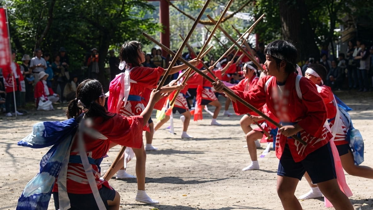 流水小校区の伝統芸能