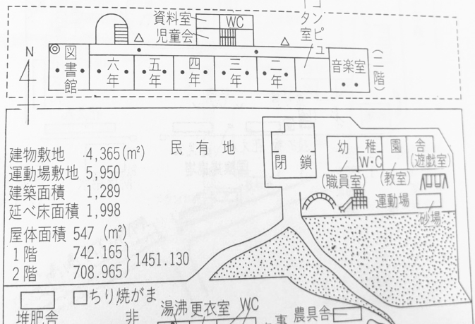 永野小学校の校舎