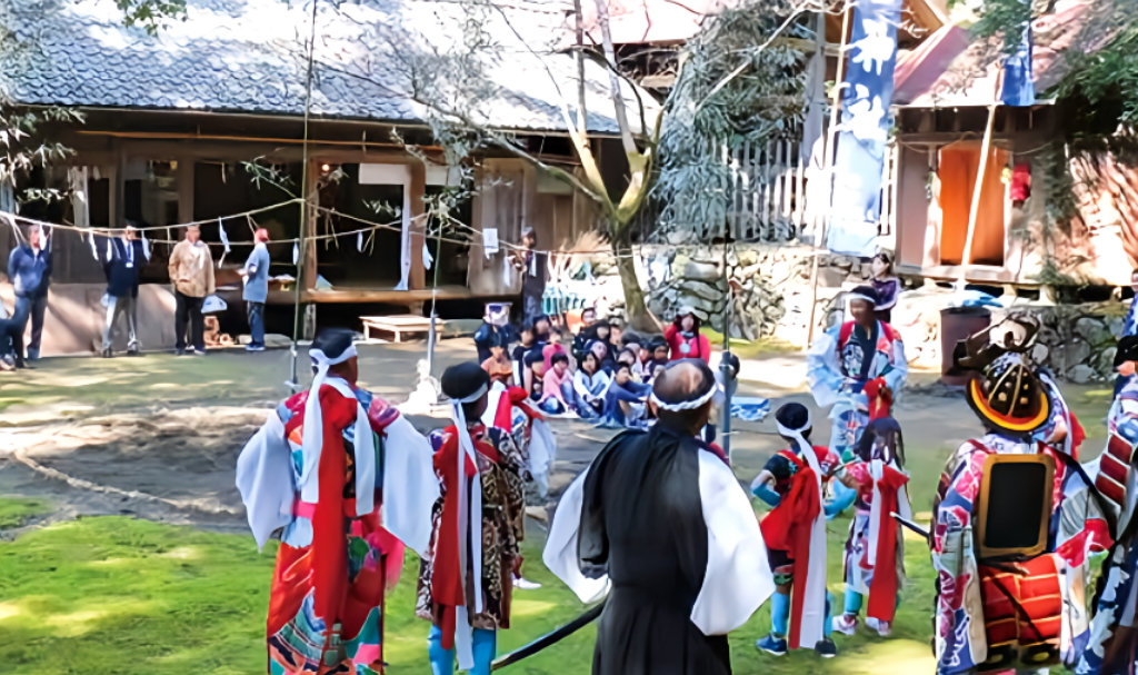 神瀬住吉神社の秋の例大祭