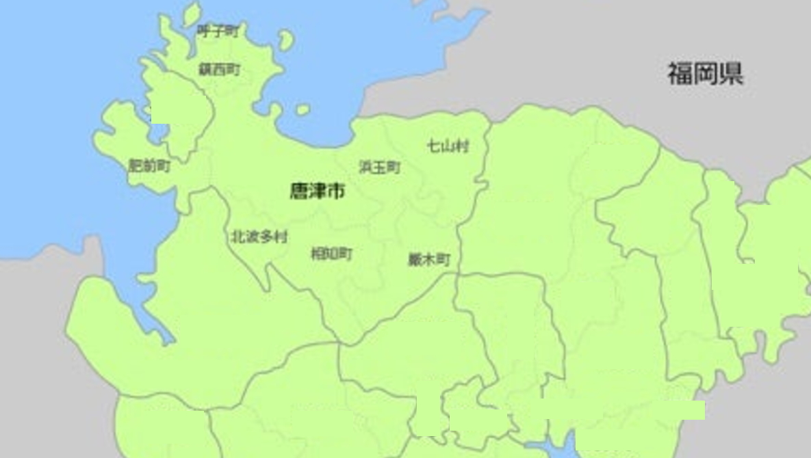 唐津市（からつし）の地図