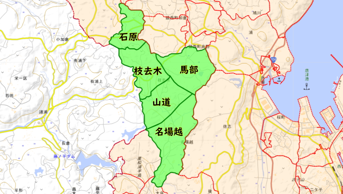 枝去木(えざるき)分校 がある場所