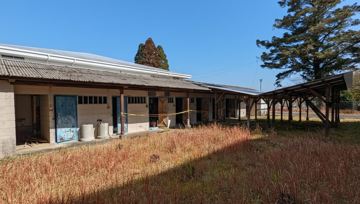 西都市立都於郡中学校の校舎