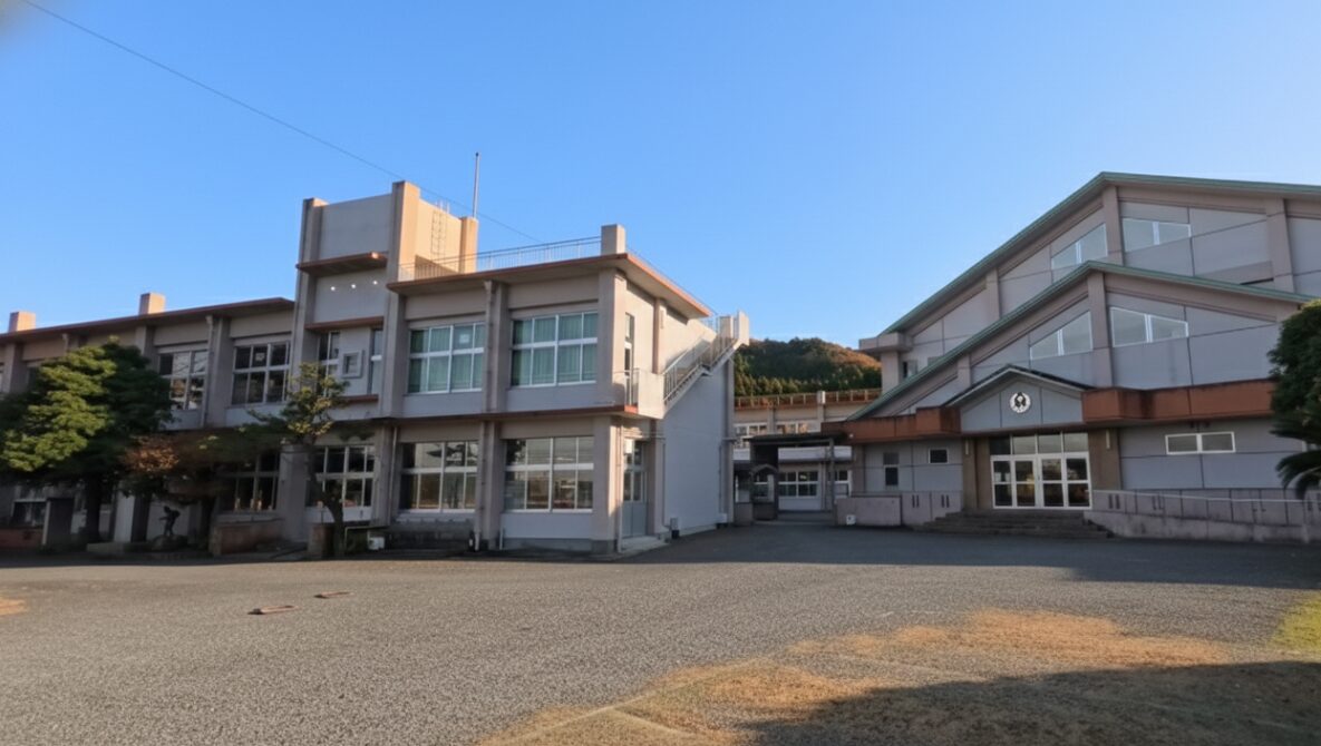 鹿屋市立鶴峰小学校の校舎