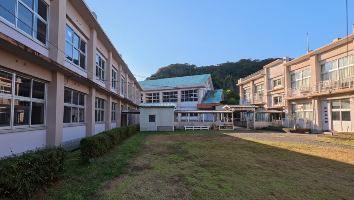 鹿屋市立鶴峰小学校の校舎