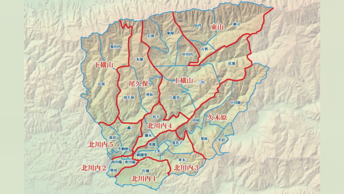 北川内(きたかわうち)小学校がある場所