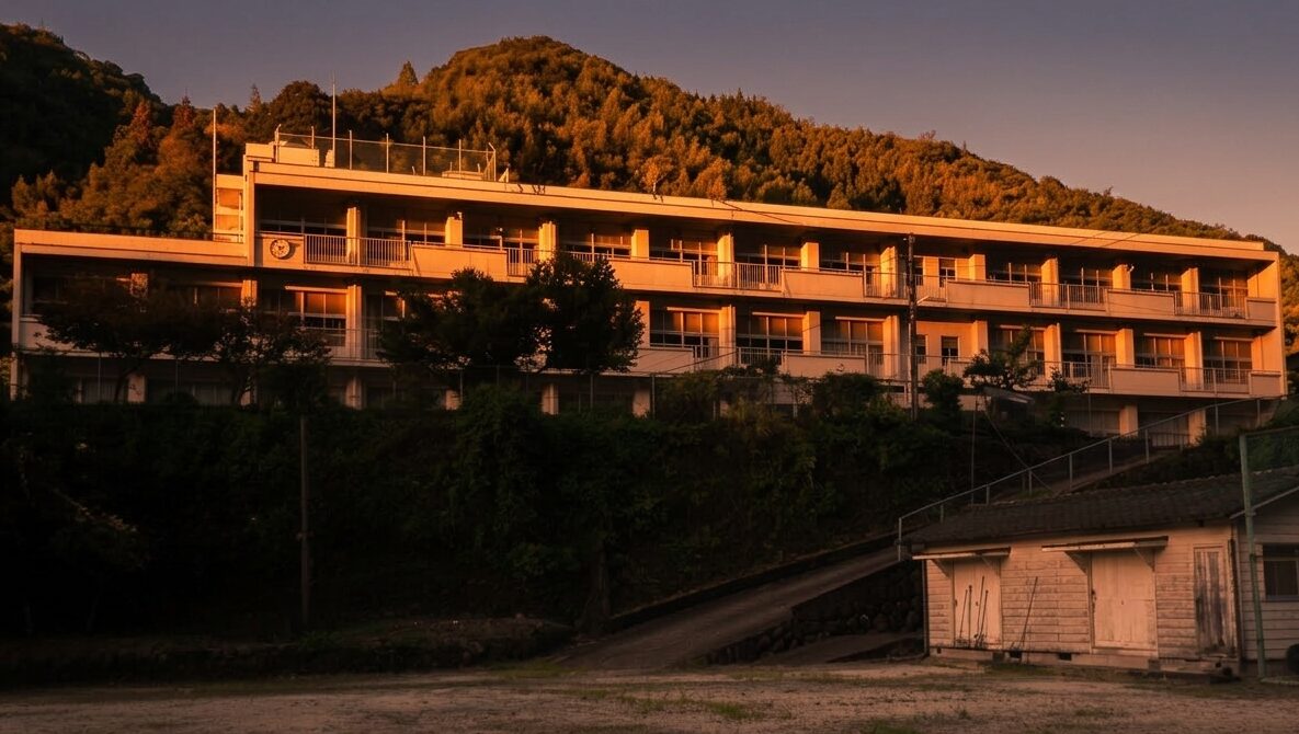 八女市立笠原小学校の校舎