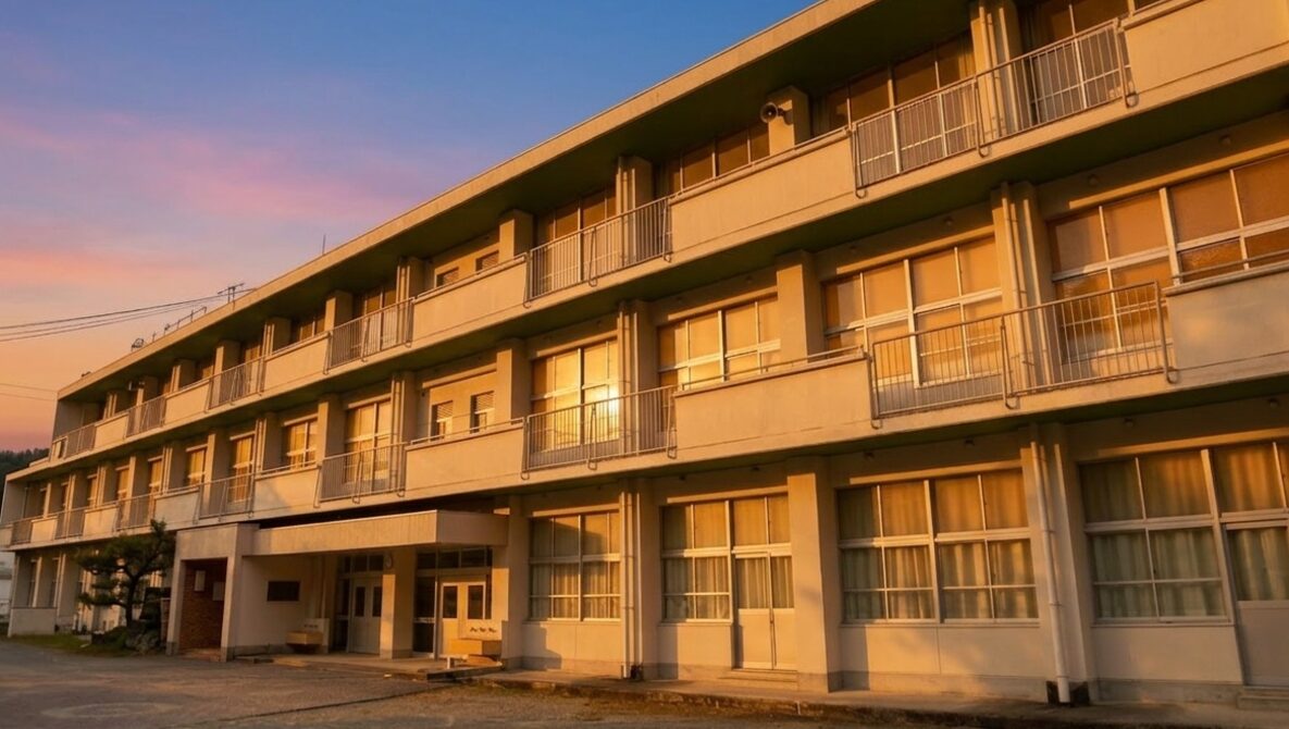 八女市立笠原小学校の校舎