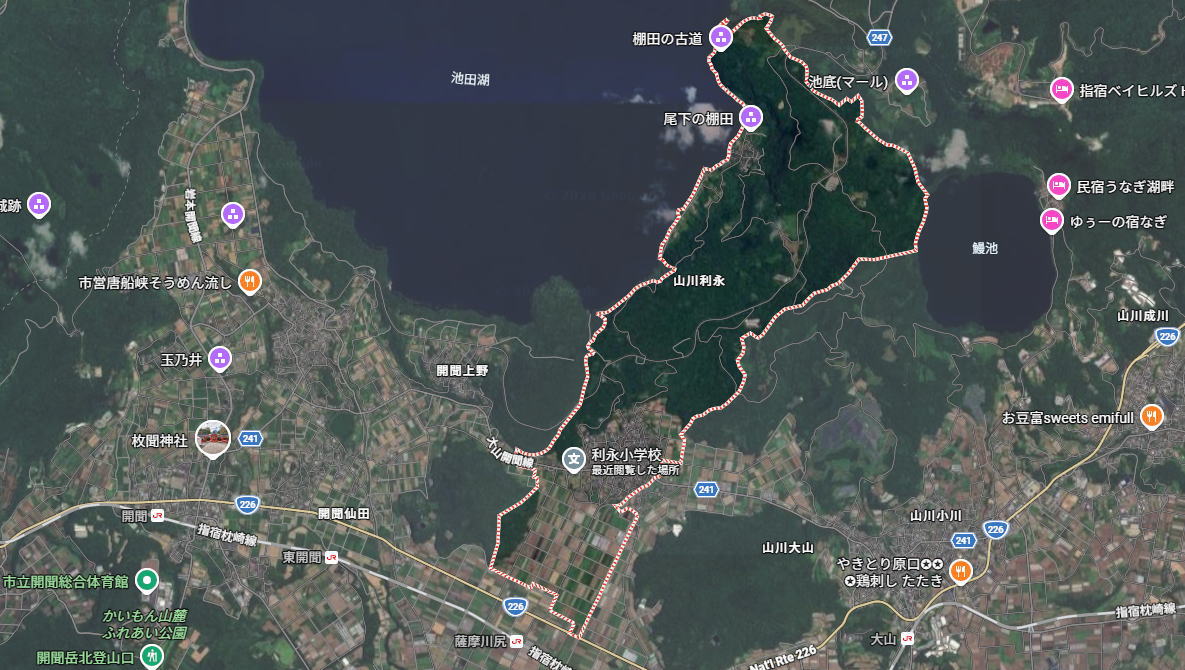 利永（としなが）小学校 がある場所