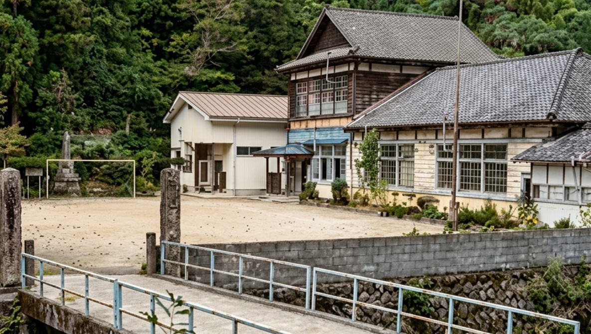 日田市立高瀬小学校串川分校の校舎