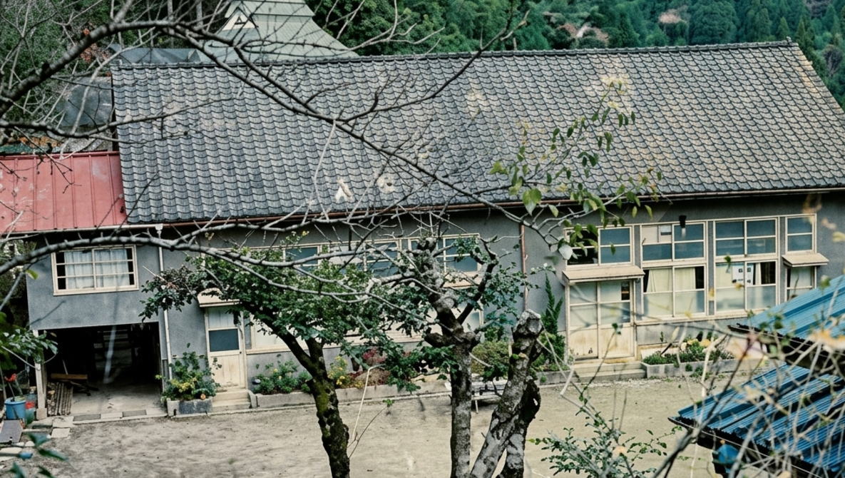 日田市立高瀬小学校松金分校の校舎
