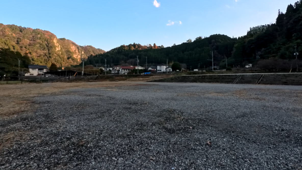 大山中学校 [旧校地] の校舎