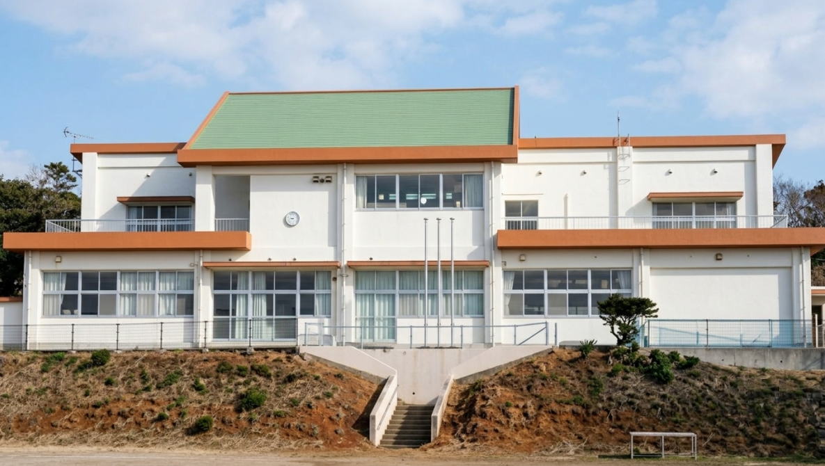 平戸市立志々伎小学校早福分校の校舎