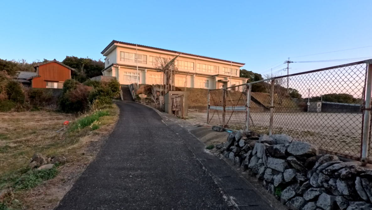 平戸市立生月小学校御崎分校の校舎