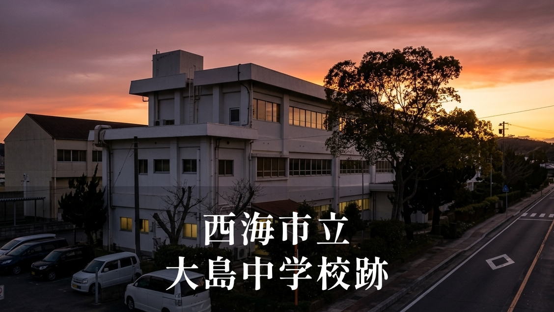 大島（おおしま）中学校 [平成25年閉校] 西海市立